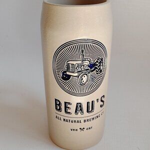 RARE Beau's Brewery Stoneware Stein Tractor Logo